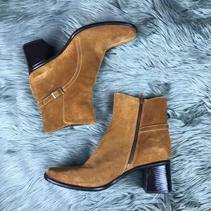 clarks square toe boots